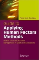 Guide to Applying Human Factors Methods артикул 10966c.
